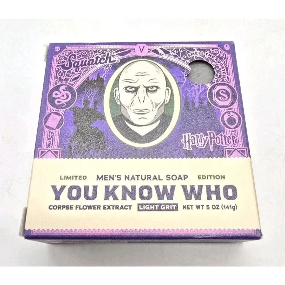 Dr Squatch Harry Potter YOU KNOW WHO Limited Edition Men's Natural Soap Lot of 4
